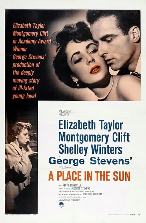 A Place in the Sun film posteri