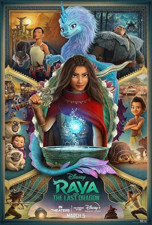 Raya and the Last Dragon film posteri