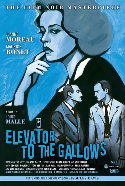 Elevator to the Gallows film posteri